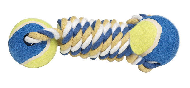 BOSS PET - Boss Pet Digger's Multicolored Rubber Assorted Styles Tennis Ball Tug Toys Large 1 pk