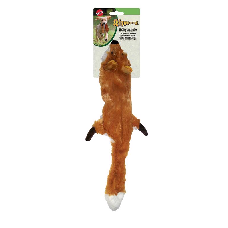 SPOT - Spot Skinneeez Brown Plush Fox Dog Toy Large 1 pk