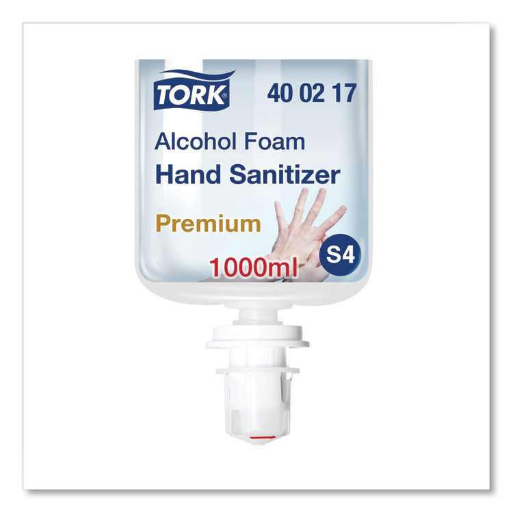 Tork - Premium Alcohol Foam Hand Sanitizer, 1 L Bottle, Unscented, 6/Carton