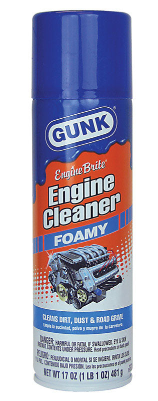 GUNK - Gunk Engine Brite No Scent Cleaner and Degreaser 17 oz Foam