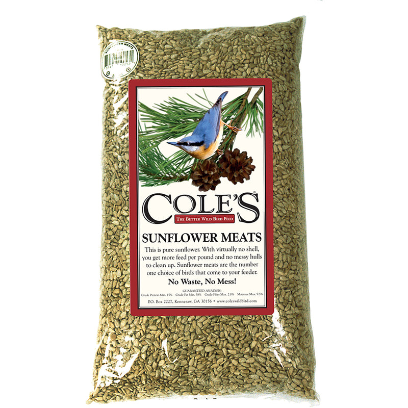 COLE'S - Cole's Assorted Species Sunflower Meats Wild Bird Food 20 lb