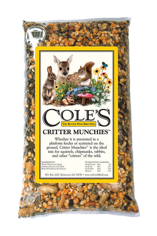 COLE'S - Cole's Critter Munchies Assorted Species Corn Squirrel and Critter Food 10 lb