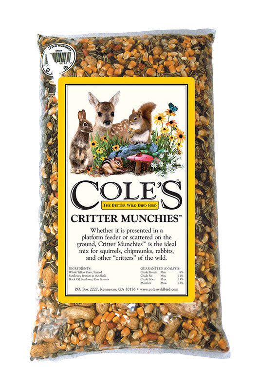 COLE'S - Cole's Critter Munchies Assorted Species Corn Squirrel and Critter Food 20 lb
