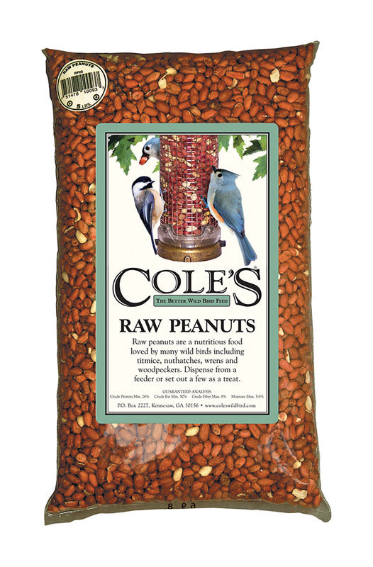 COLE'S - Cole's Assorted Species Raw Peanuts Wild Bird Food 10 lb