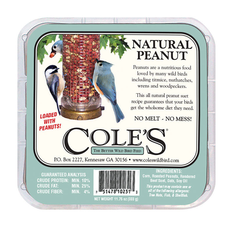 COLE'S - Cole's Assorted Species Peanut Wild Bird Food 11.75 oz