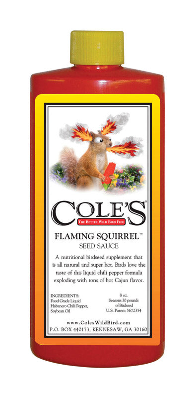 COLE'S - Cole's Flaming Squirrel Assorted Species Soybean Oil Seed Sauce 8 oz