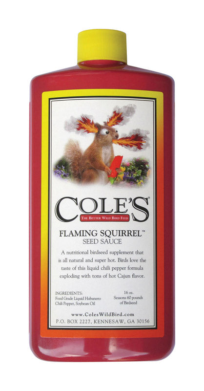 COLE'S - Cole's Flaming Squirrel Assorted Species Soybean Oil Seed Sauce 16 oz