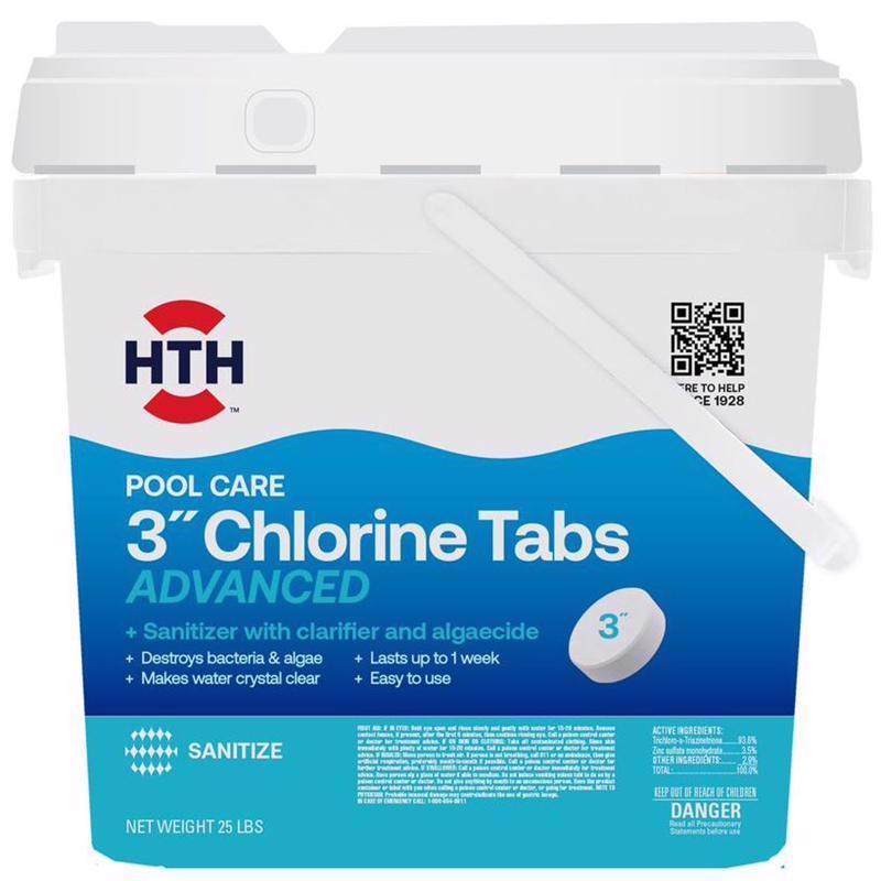 HTH - HTH Pool Care Tablet Chlorinating Chemicals 25 lb [42055]