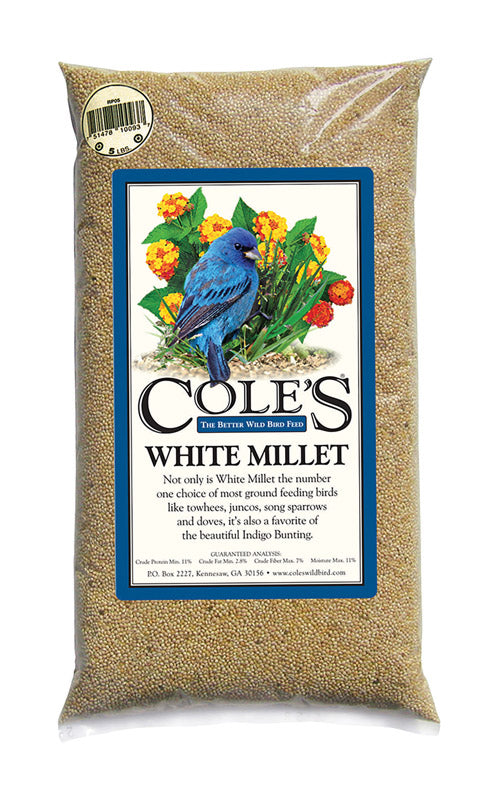 COLE'S - Cole's Assorted Species White Millet Wild Bird Food 20 lb