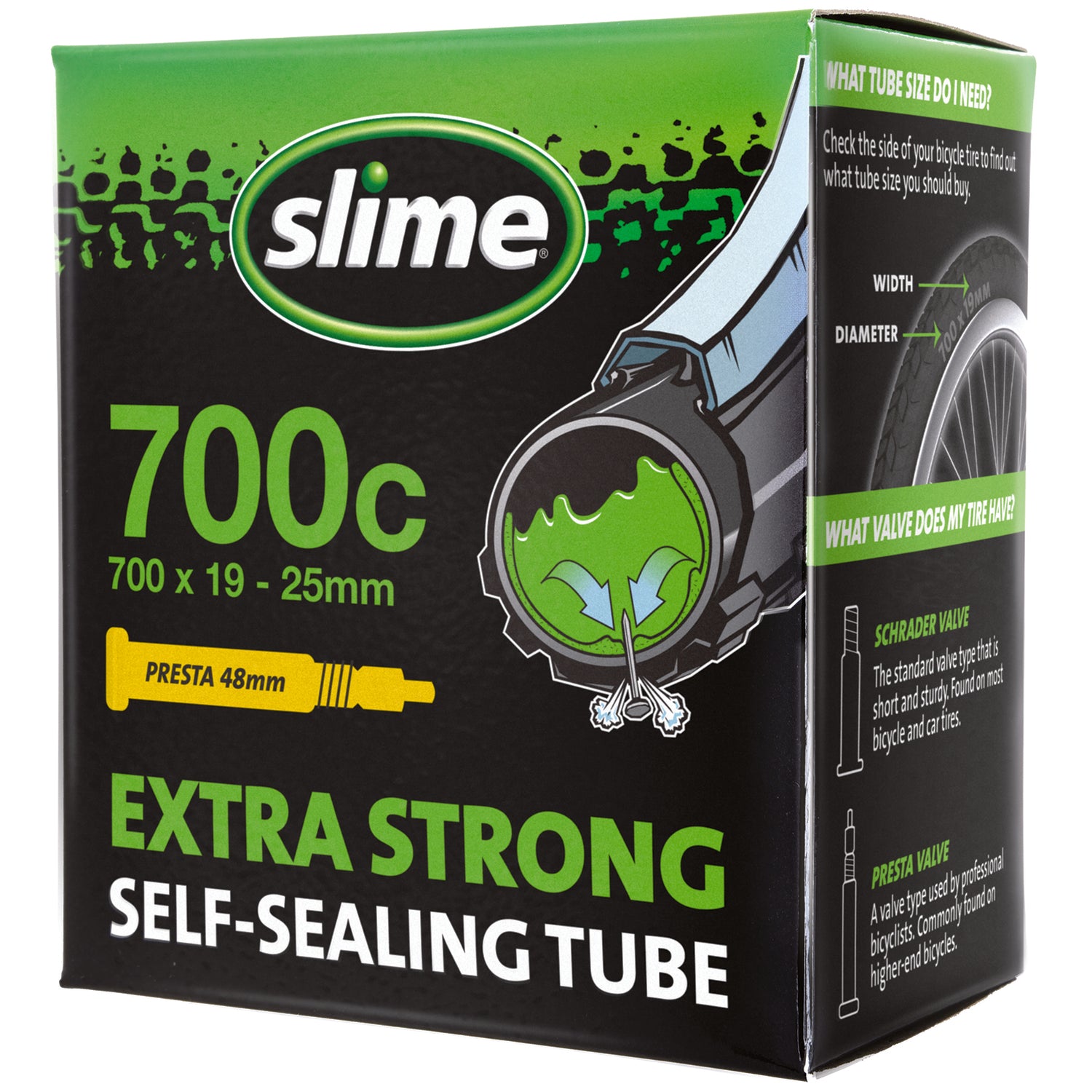 Slime Smart Tube Rubber Bicycle Inner Tube 1 pk