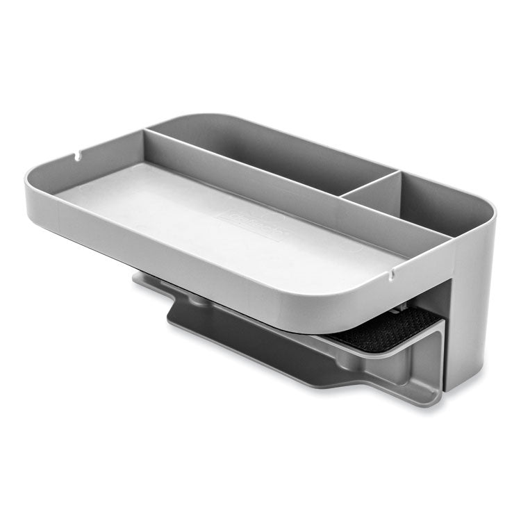 deflecto - Standing Desk Large Desk Organizer, Two Sections, 9 x 6.17 x 3.5, Gray