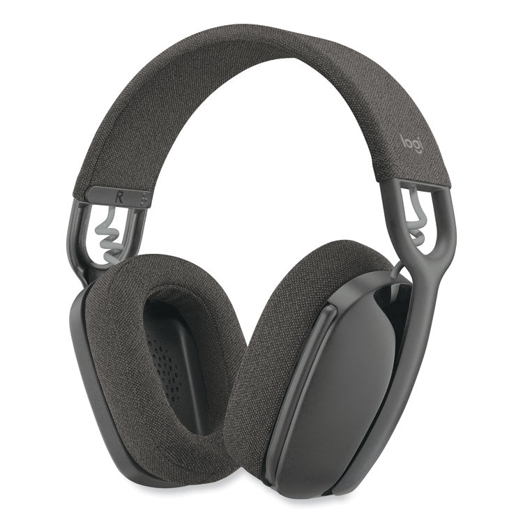 Logitech - Zone Vibe Wireless Binaural Over The Head Headset, Graphite