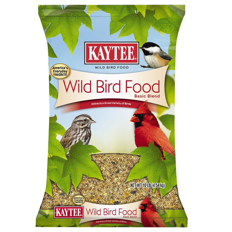 KAYTEE - Kaytee Basic Blend Songbird Grain Products Wild Bird Food 10 lb - Case of 4