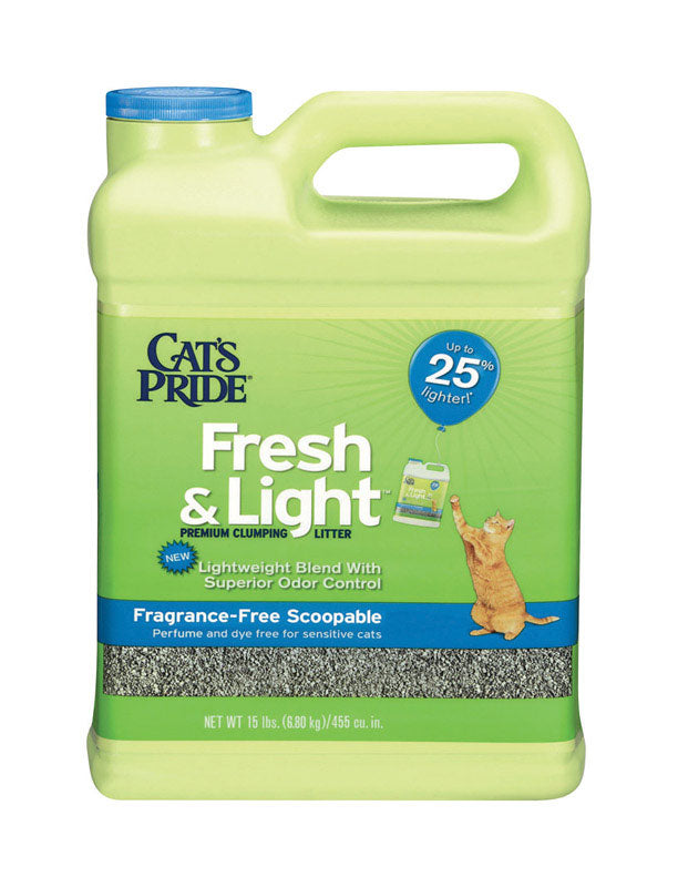 CAT'S PRIDE - Cat's Pride Fresh & Light No Scent Cat Litter 15 lb