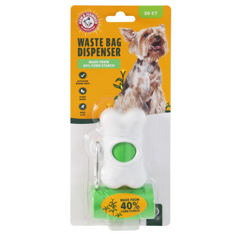 ARM & HAMMER - Arm & Hammer Plastic Dispenser with Waste Bag 1 pk