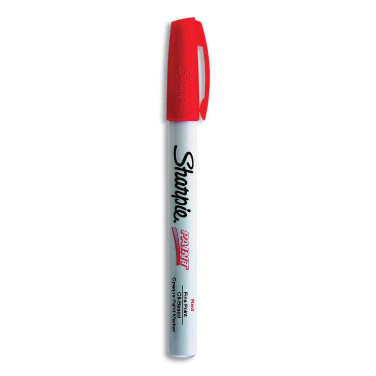 Sharpie - Permanent Paint Marker, Fine Bullet Tip, Red