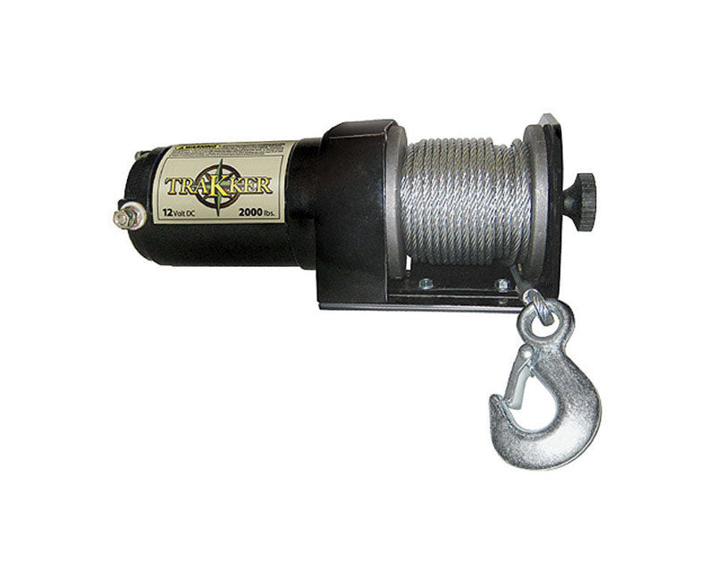 KEEPER - Keeper 50 ft. 2000 lb 1 HP Permanent Magnet Electric Automotive Winch