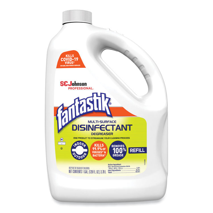 Fantastik - Multi-Surface Disinfectant Degreaser, Pleasant Scent, 1 Gallon Bottle