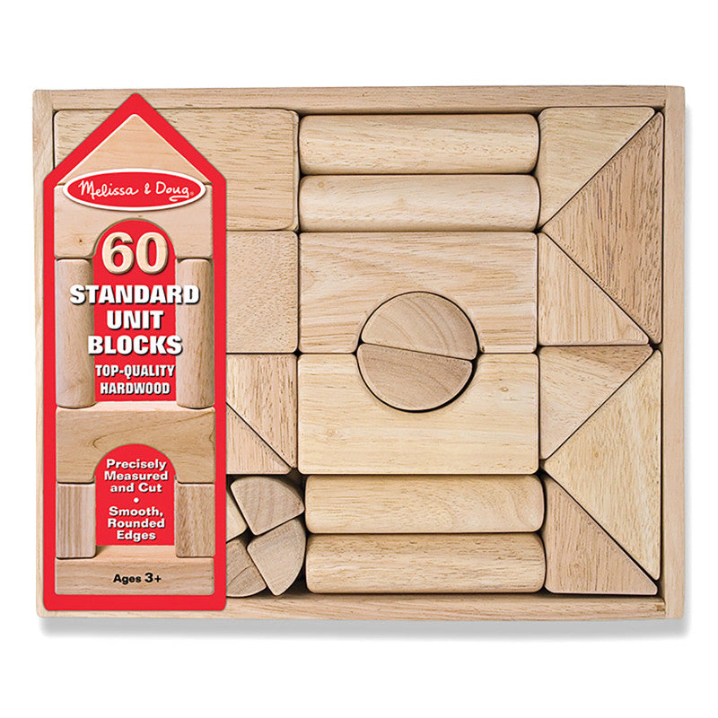 MELISSA & DOUG - Standard Unit Blocks, Set of 60