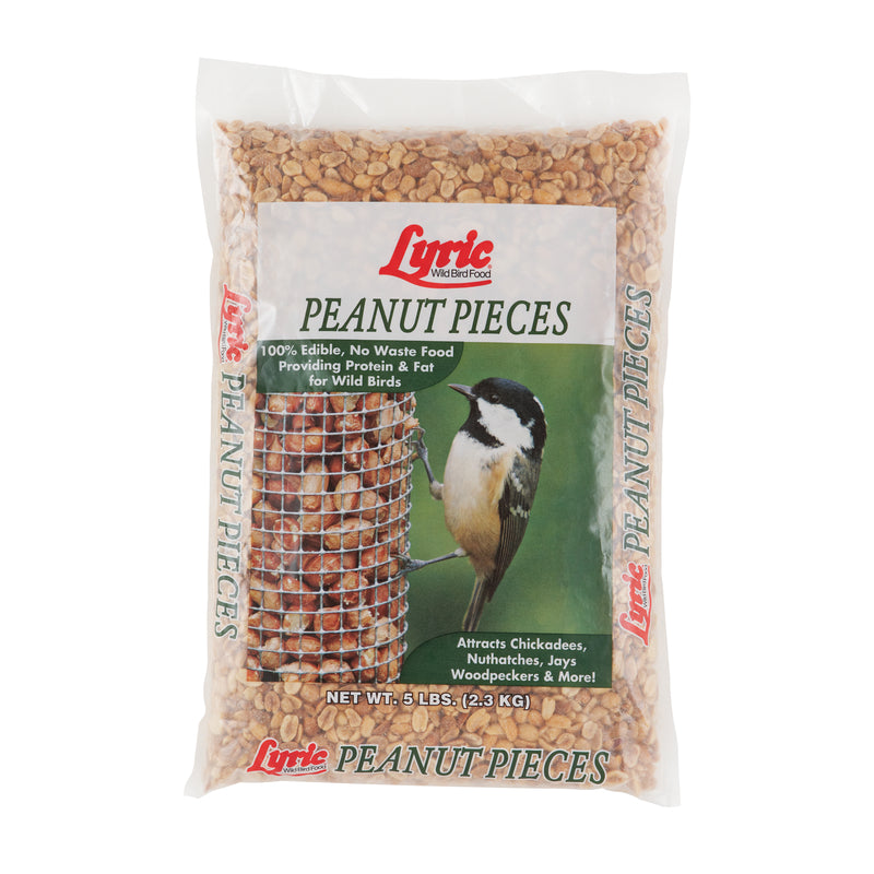 LYRIC - Lyric Chickadee and Nuthatch Peanut Pieces Wild Bird Food 5 lb