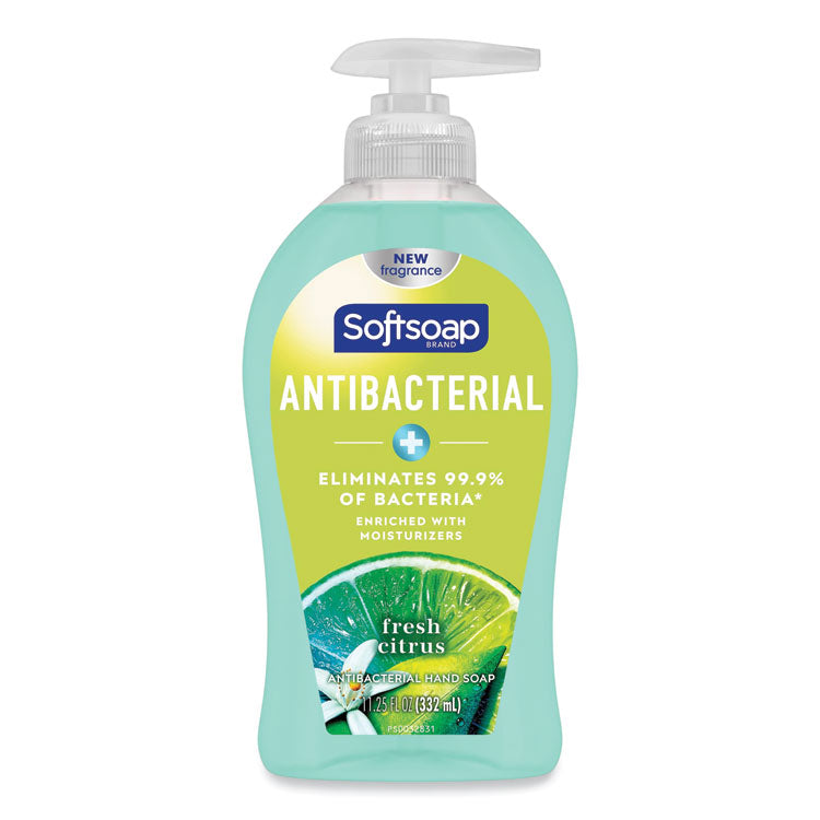 Softsoap - Antibacterial Hand Soap, Fresh Citrus, 11.25 oz Pump Bottle