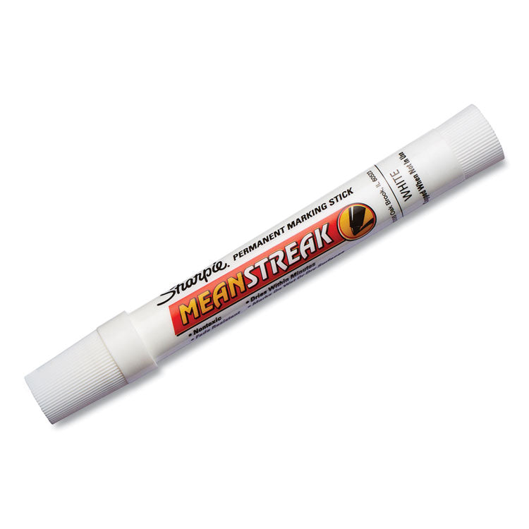 Sharpie - Mean Streak Marking Stick, Broad Bullet Tip, White