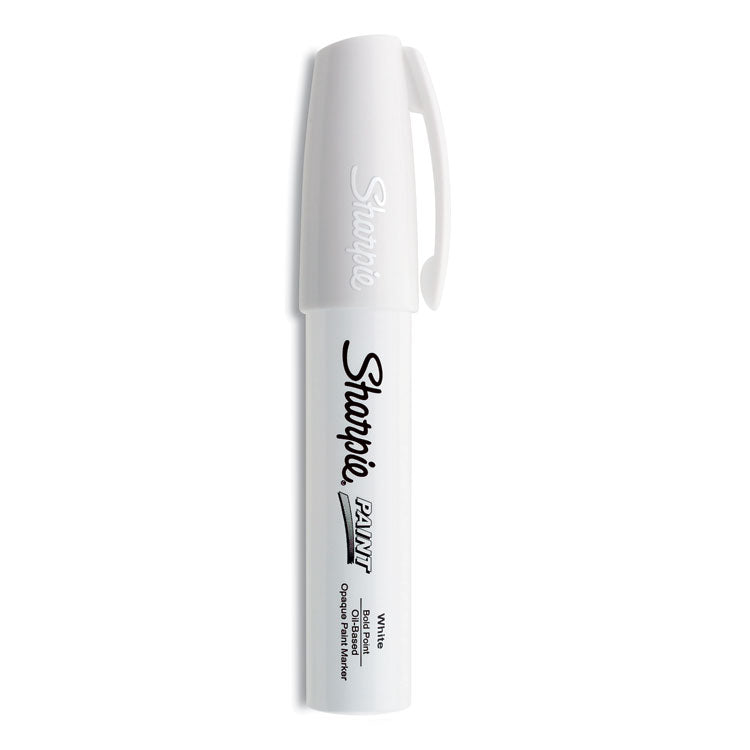 Sharpie - Permanent Paint Marker, Extra-Broad Chisel Tip, White