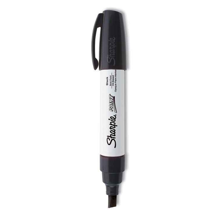 Sharpie - Permanent Paint Marker, Extra-Broad Chisel Tip, Black