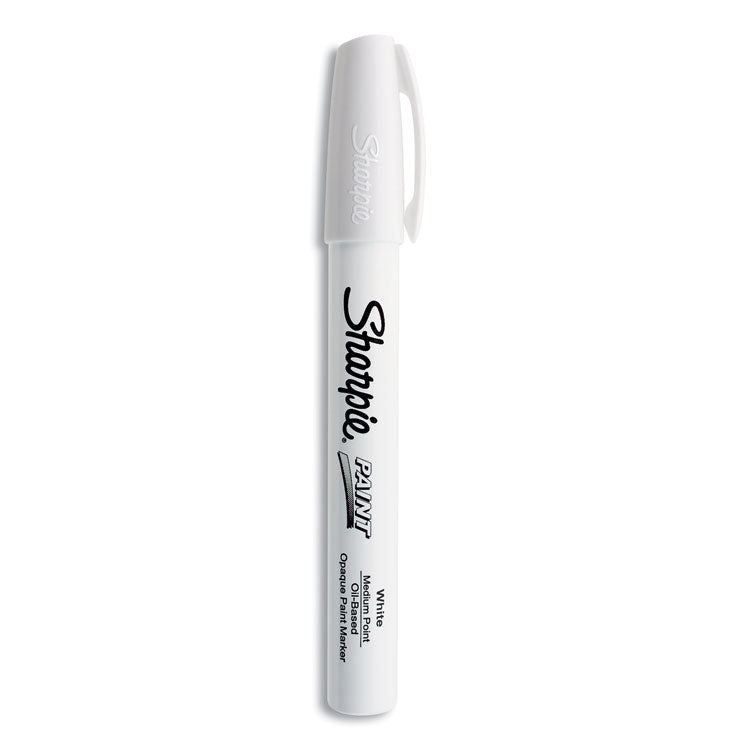 Sharpie - Permanent Paint Marker, Medium Bullet Tip, White