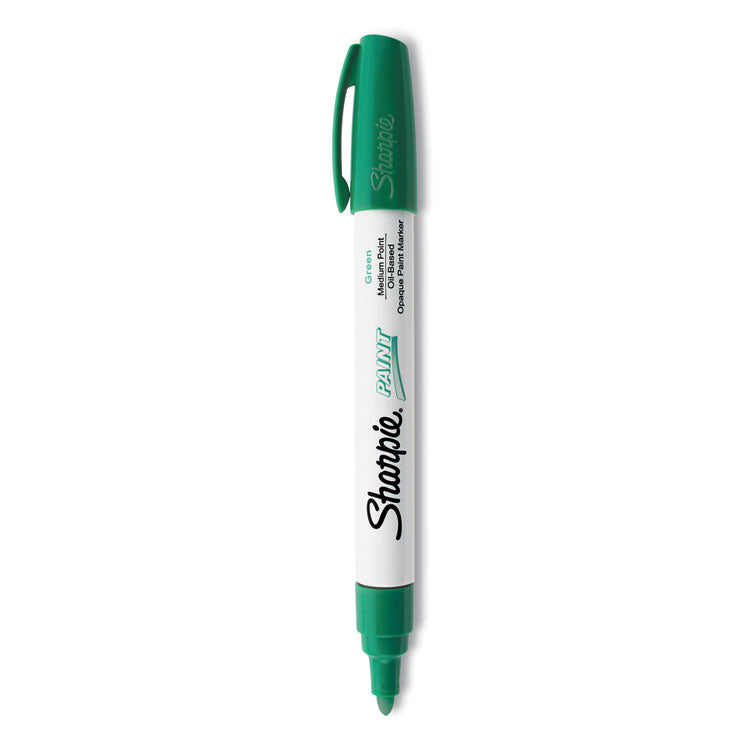 Sharpie - Permanent Paint Marker, Medium Bullet Tip, Green