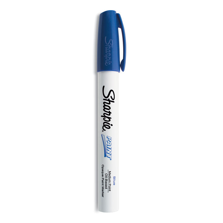 Sharpie - Permanent Paint Marker, Medium Bullet Tip, Blue