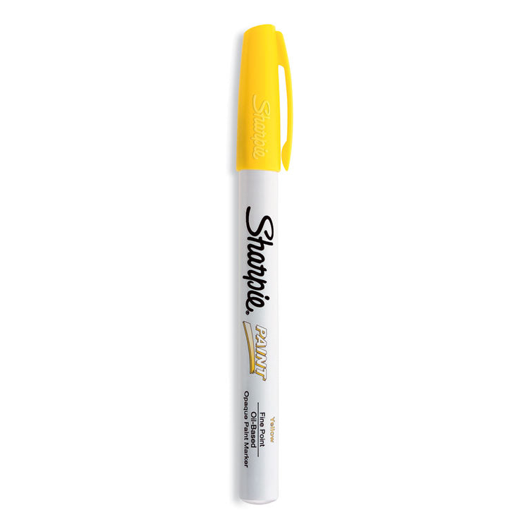 Sharpie - Permanent Paint Marker, Fine Bullet Tip, Yellow