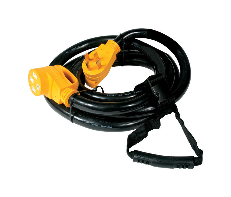 CAMCO - Camco Power Grip 15 ft. 50 amps RV Extension Cord 1 pk