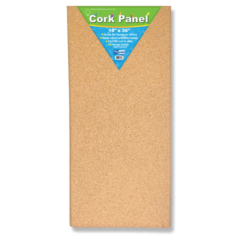 FLIPSIDE PRODUCTS - Cork Panel, 16" x 36"