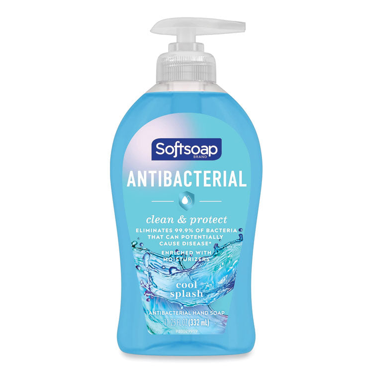 Softsoap - Antibacterial Hand Soap, Cool Splash, 11.25 oz Pump Bottle