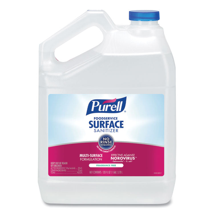 PURELL - Foodservice Surface Sanitizer, Fragrance Free, 1 gal Bottle