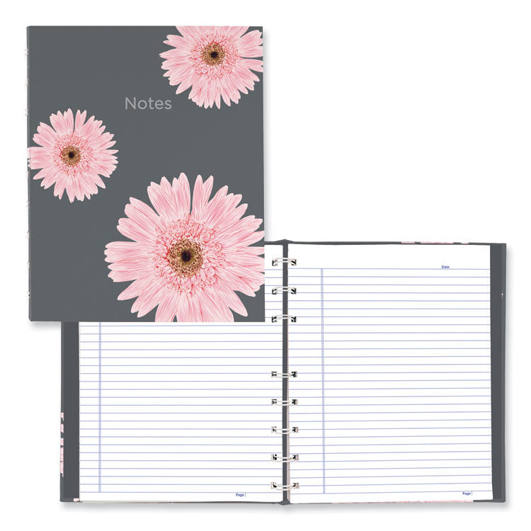 Blueline - NotePro Notebook, 1-Subject, Medium/College Rule, Pink/Gray Cover, (75) 9.25 x 7.25 Sheets