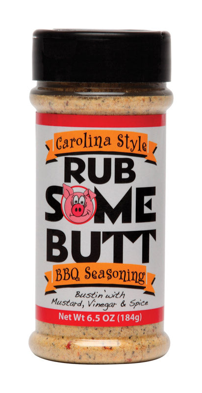 RUB SOME BUTT - Rub Some Butt Mustard BBQ Seasoning 6.5 oz