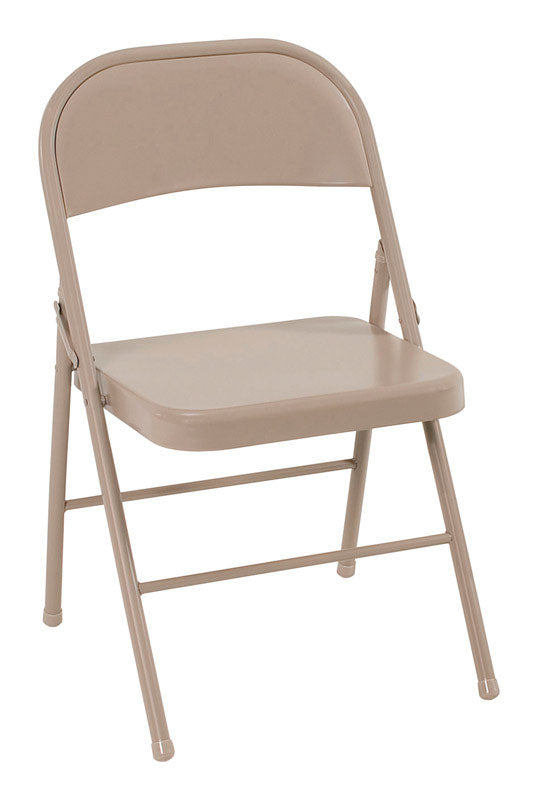 COSCO - Cosco Antique Sand Metal Folding Chair 1 pk - Case of 4