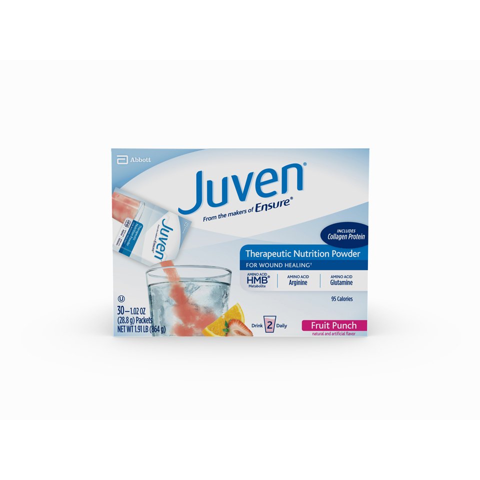 Abbott Nutrition - Oral Supplement Juven® Fruit Punch Flavor Powder 1.01 oz. Individual Packet [30/CT]