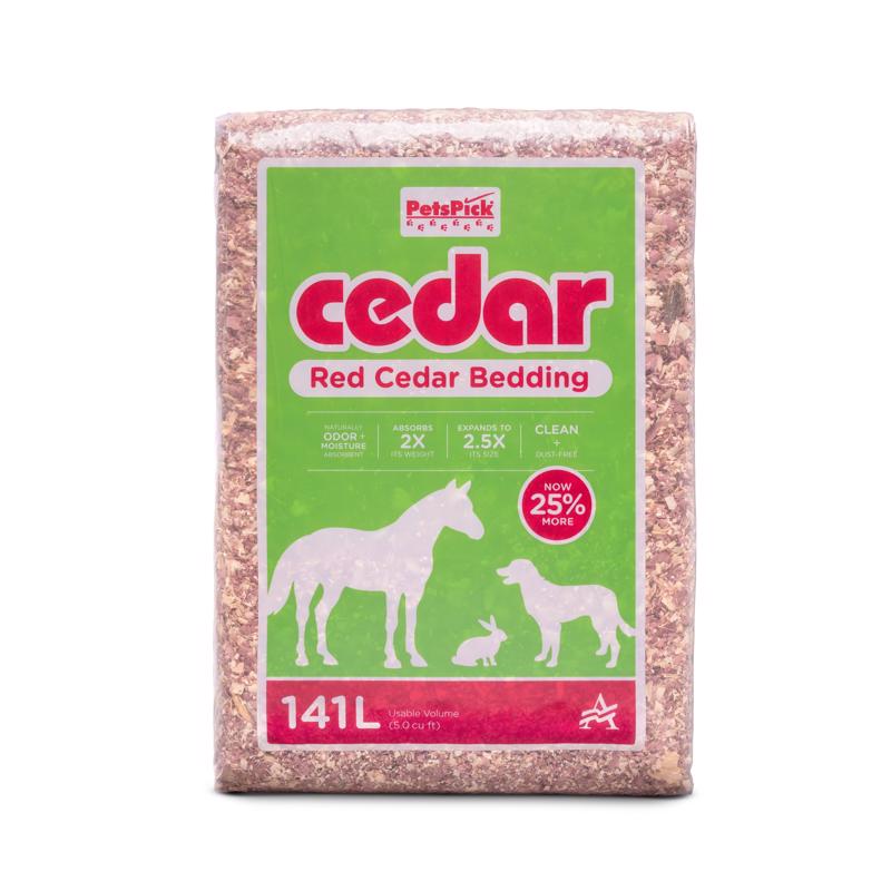 PETSPICK - PetsPick Cedar 5 cu ft Cedar Wood Animal Bedding