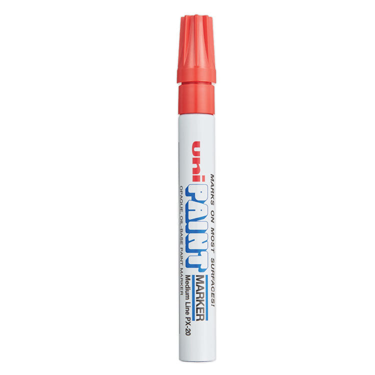 uni-Paint - Permanent Marker, Medium Bullet Tip, Red