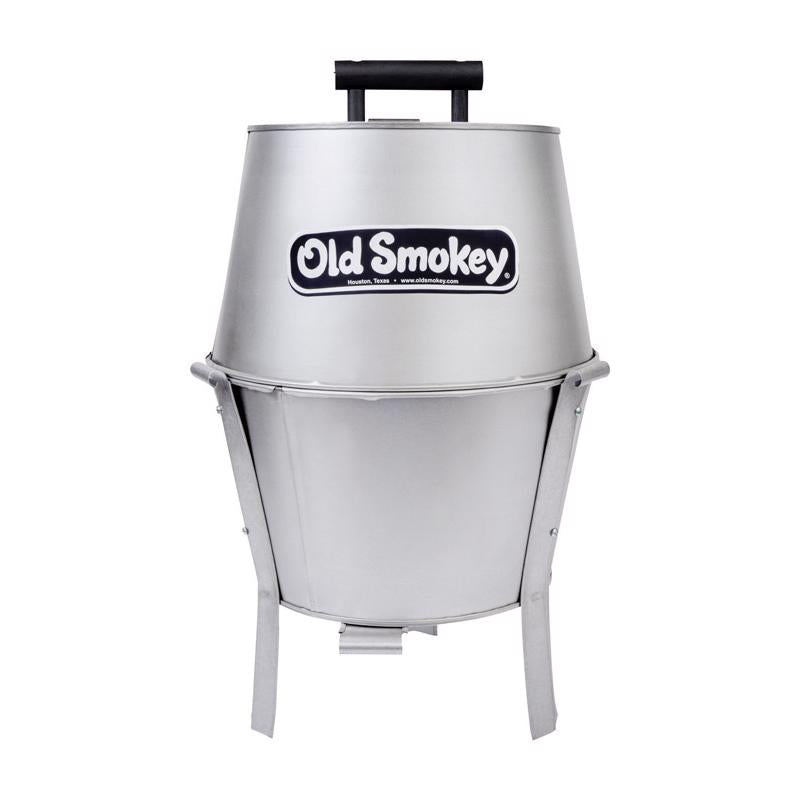 OLD SMOKEY PRODUCTS - Old Smokey Products 13 in. Charcoal Grill Silver