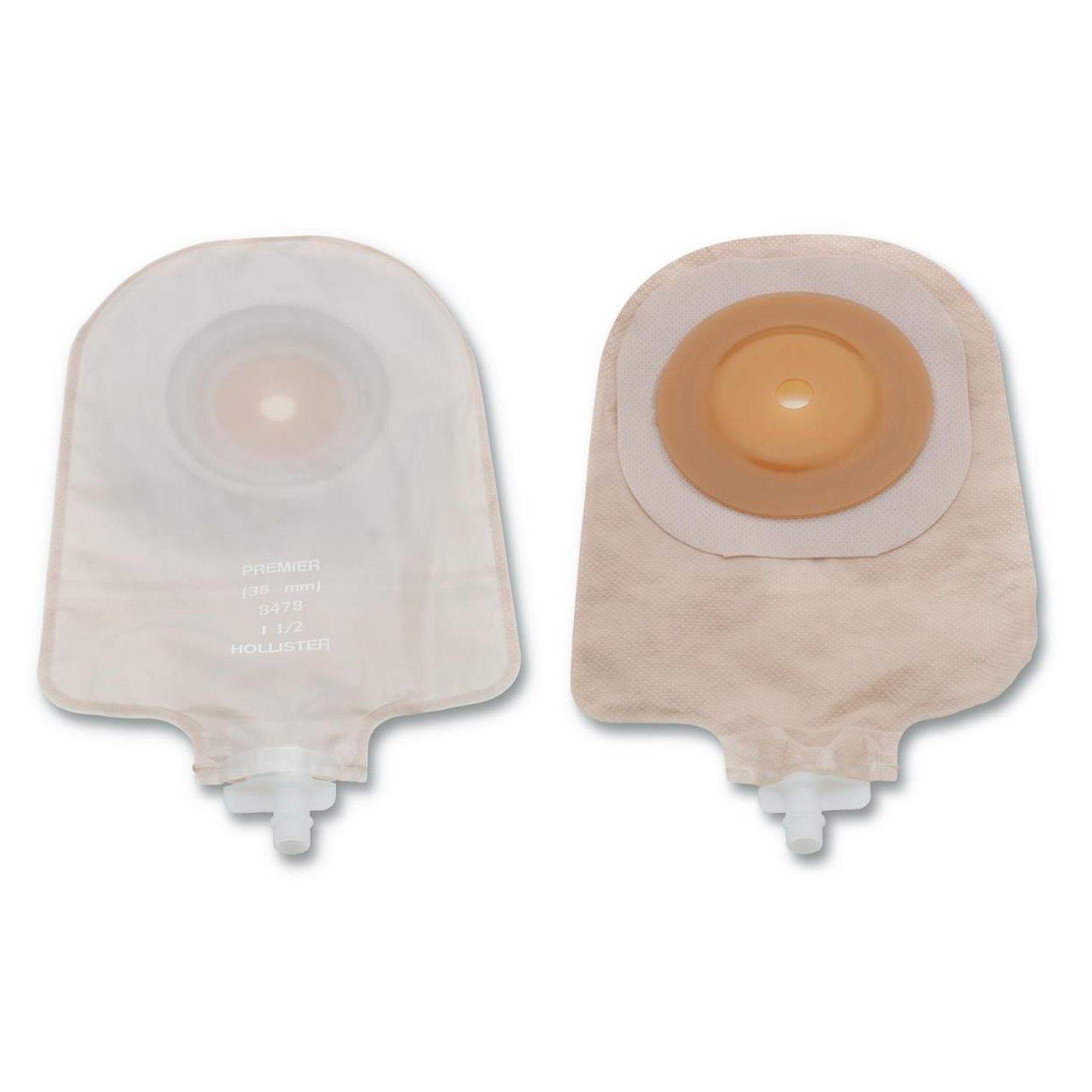 Hollister - Urostomy Pouch Premier™ One-Piece System 9 Inch Length Trim To Fit Up to 1 Inch Stoma Drainable [5/BX]