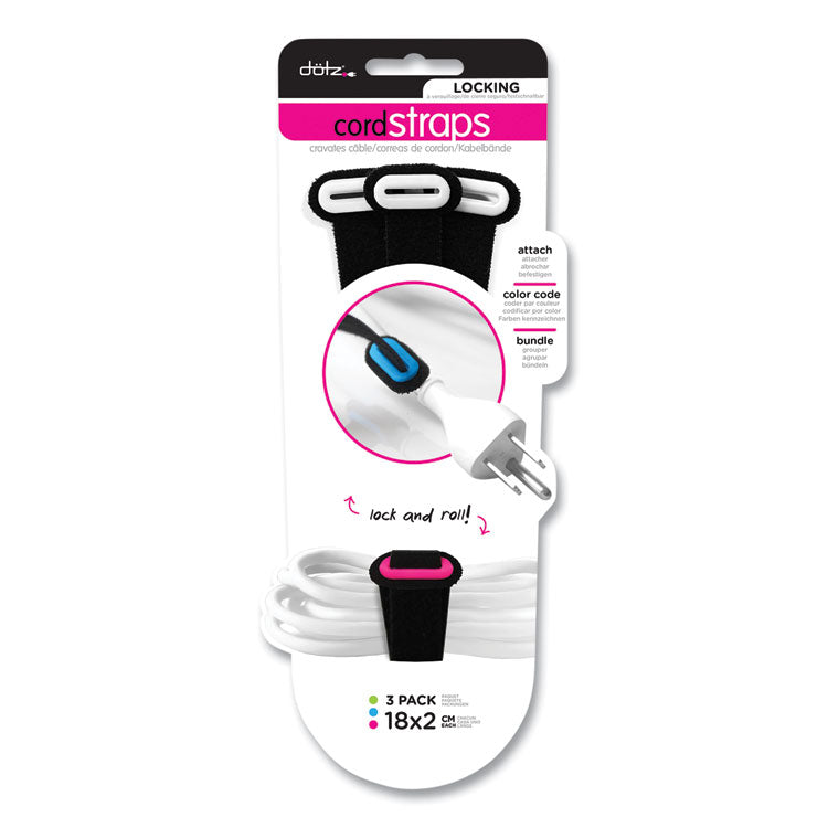 dotz - Locking Cord Strap, Black
