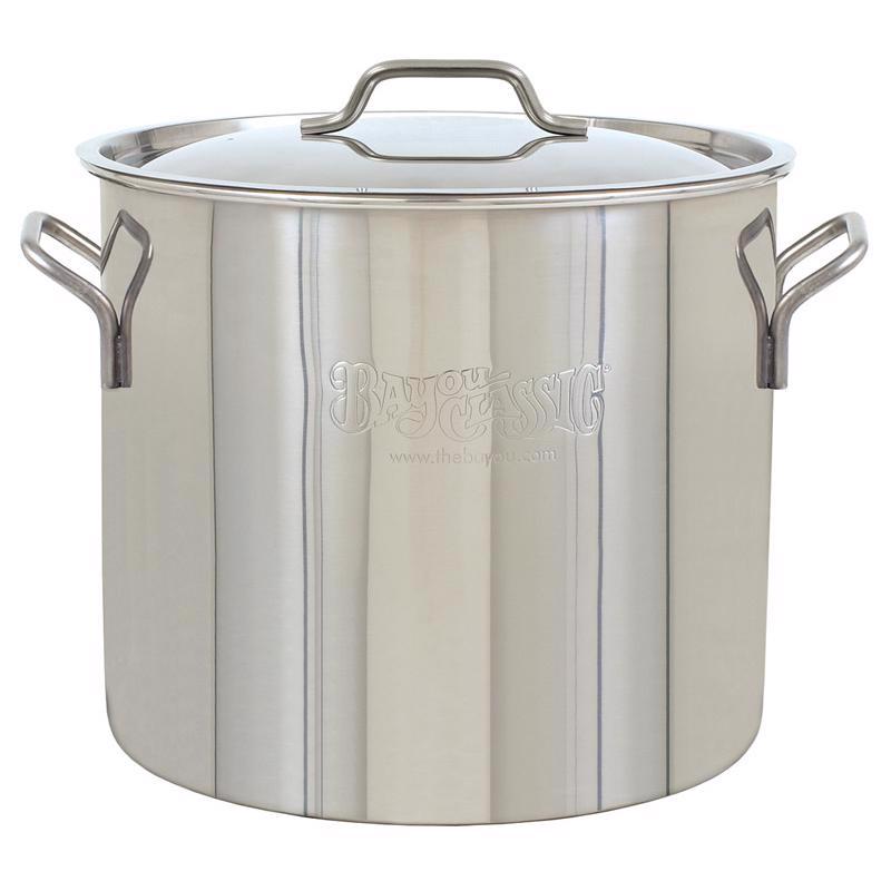 BAYOU CLASSIC - Bayou Classic Stainless Steel Grill Stockpot 20 qt 11.7 in. L X 11.7 in. W 1 pc