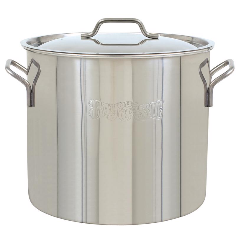 BAYOU CLASSIC - Bayou Classic Stainless Steel Grill Stockpot 40 qt 14.9 in. L X 14.9 in. W 1 pc