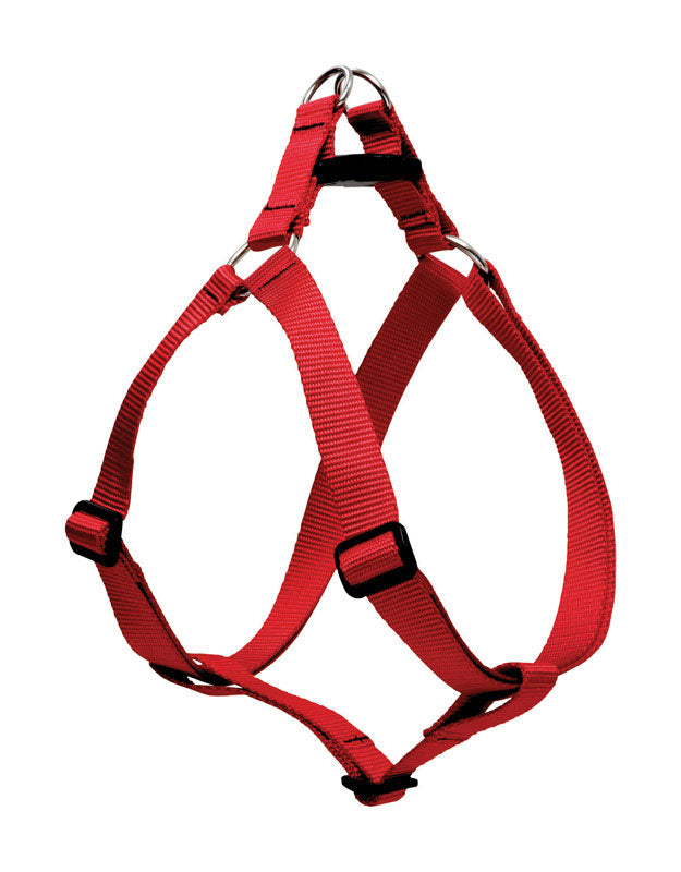 LUPINEPET - LupinePet Basic Solids Red Red Nylon Dog Harness [22545]