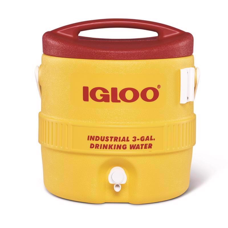 IGLOO - Igloo Industrial Red/Yellow 10 gal Water Cooler