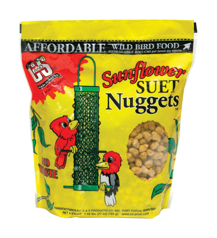 C&S - C&S Assorted Species Sunflower Suet Nuggets 27 oz